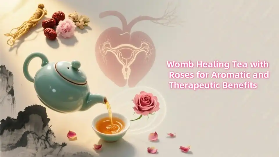 Womb Healing Tea with Roses for Aromatic and Therapeutic Benefits